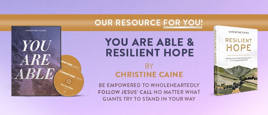 You Are Able and Resilient Hope by Christine Caine on TBN